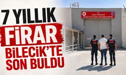 7 yıllık firar Bilecik'te son buldu