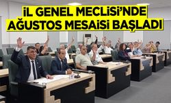 İl Genel Meclisi’nde Ağustos Mesaisi Başladı