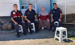 Jandarmadan Şehit Eşine Vefa Ziyareti