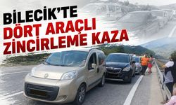 Bilecik'te Dört Araçlı Zincirleme Kaza