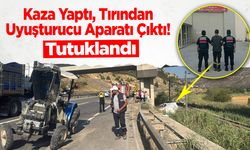 Kaza Yaptı, Tırından Uyuşturucu Aparatı Çıktı! Tutuklandı