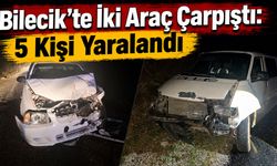Bilecik'te İki Araç Çarpıştı: 5 Kişi Yaralandı
