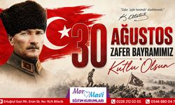 Mor Mavi 30 Ağustos Kutlama Mesajı