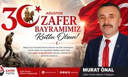 Murat Önal 30 Ağustos Kutlama Mesajı