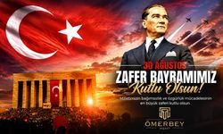 Ömerbey İnşaat 30 Ağustos Kutlama Mesajı