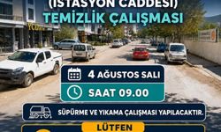 Osmaneli’nde Hürriyet Caddesi İçin Kapsamlı Temizlik Çalışması