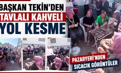 Başkan Tekin’den Tavlalı Yol Kesme