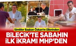 Simitler Başkan Özkan’ın Ellerinden: Bilecik’te Sabahın İlk İkramı MHP’den