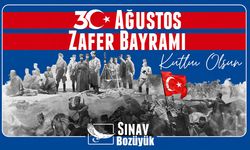 Bozüyük Sınav  30 Ağustos Kutlama Mesajı