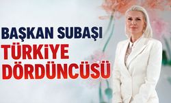 Başkan Subaşı Türkiye Dördüncüsü