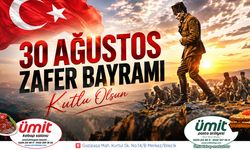 Ümit Kebap 30 Ağustos Kutlama Mesajı