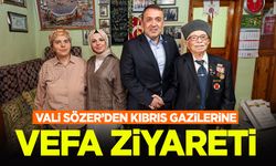 Vali Sözer'den Kıbrıs Gazilerine Vefa Ziyareti