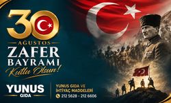 Yunus Gıda 30 Ağustos Kutlama Mesajı