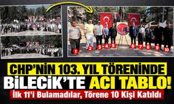 CHP’nin 103. Yıl Töreninde Bilecik’te Acı Tablo
