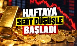 Haftaya sert düşüşle başladı