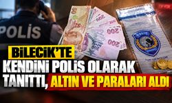 Bilecik'te kendini polis olarak tanıttı, altın ve paraları aldı