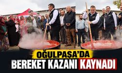 Oğulpaşa’da Bereket Kazanı Kaynadı, Vali Sözer de Başına Geçti