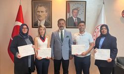 Bilecik’te Özverili Çalışan Personele Teşekkür Belgesi