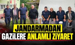 Jandarmadan Gazilere Anlamlı Ziyaret