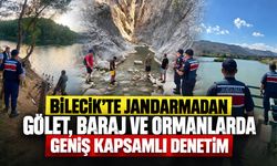 Bilecik’te jandarmadan gölet, baraj ve ormanlarda geniş kapsamlı denetim