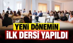 Yeni Dönemin İlk Dersi Yapıldı