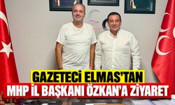 Gazeteci Elmas’tan MHP İl Başkanı Özkan’a Ziyaret