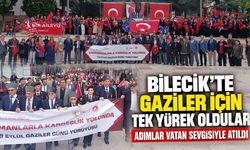 Bilecik’te Gaziler İçin Tek Yürek Oldular: Adımlar Vatan Sevgisiyle Atıldı