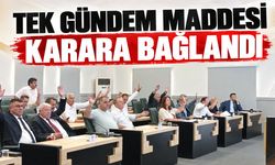 Tek Gündem Maddesi Karara Bağlandı