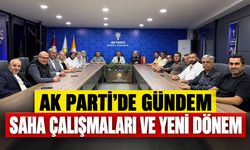 AK Parti'de Gündem Saha Çalışmaları ve Yeni Dönem