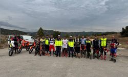 Jandarmadan motosiklet sürücülerine güvenli sürüş eğitimi