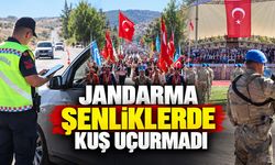 Jandarma şenliklerde kuş uçurmadı