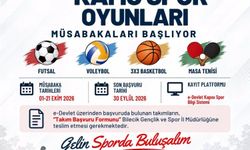 Kamu Spor Oyunları İçin Geri Sayım Başladı