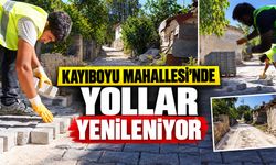 KAYIBOYU MAHALLESİ’NDE YOLLAR YENİLENİYOR