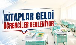Kitaplar geldi öğrenciler bekleniyor