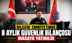 Bilecik Emniyetinde 8 Aylık Güvenlik Bilançosu Masaya Yatırıldı