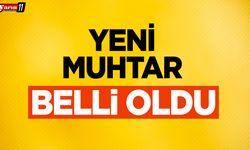 Yeni Muhtar Belli Oldu