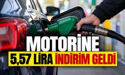 Motorine 5,57 lira indirim geldi
