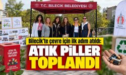Bilecik'te çevre için ilk adım atıldı: Atık piller toplandı