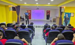 Polis ekiplerinden öğrencilere güvenlik dersi: 100 öğrenci bilgilendirildi