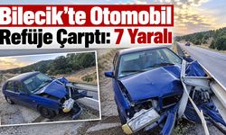 Bilecik'te Otomobil Refüje Çarptı: 7 Yaralı