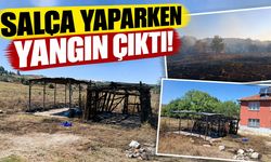 Salça Yaparken Yangın Çıktı!