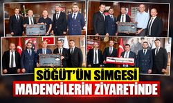 Söğüt’ün Simgesi Madencilerin Ziyaretinde