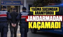 Yağma suçundan aranıyordu jandarmadan kaçamadı