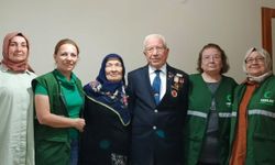 Yeşilay Kadın Komisyonundan Kıbrıs Gazisi Mehmet Yavuz’a Ziyaret