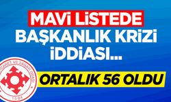 Mavi Listede Başkanlık Krizi İddiası...