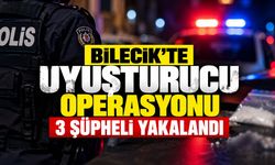 Bilecik'te uyuşturucu operasyonu: 3 şüpheli yakalandı