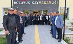 Bozüyük’te Muhtarlar Günü’nde Kaymakam Helvacı’ya ziyaret
