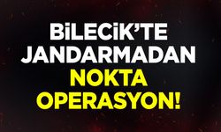 Bilecik'te Jandarmadan nokta operasyonu