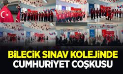 BİLECİK SINAV KOLEJİNDE CUMHURİYET COŞKUSU SAHNEYE TAŞINDI