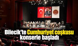 Bilecik’te Cumhuriyet coşkusu konserle başladı